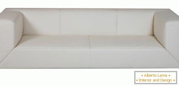 White Longueville sofa