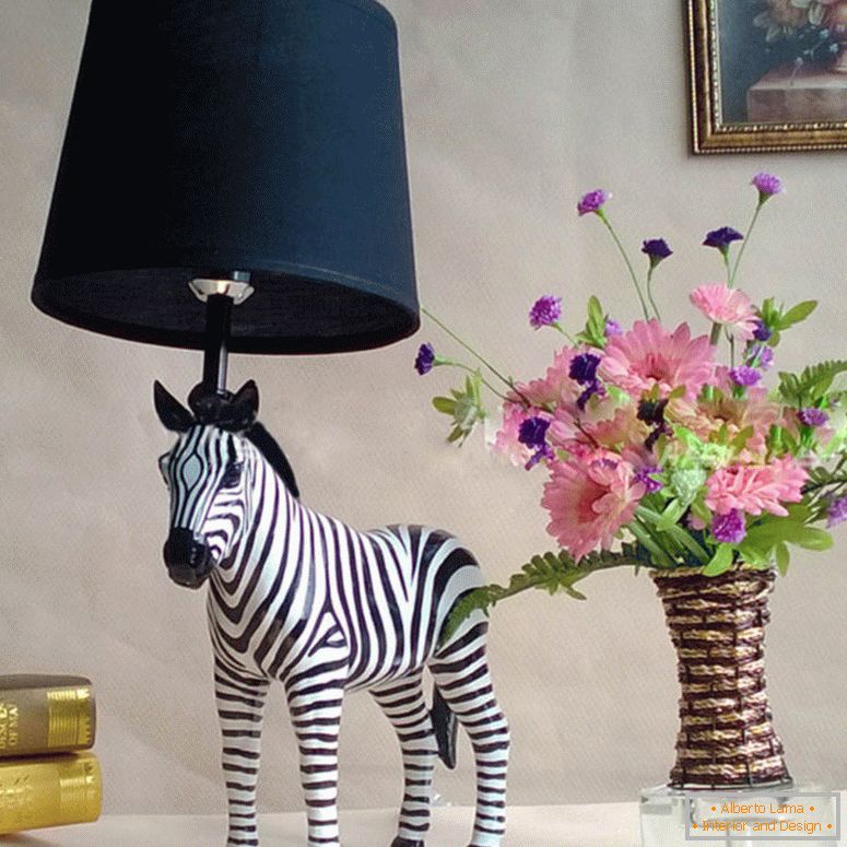 kreativno-zebra-stolna lampa-e27-stolna lampa-za-studiju-broj-hyome-dekor-stolno-telo-i-žarulja