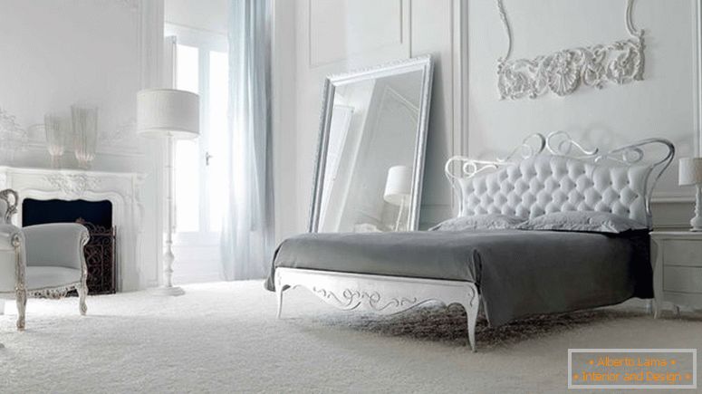 moderni-nameštaj-spavaća soba-za-belo-spavaće-dizajn-ideje-dolaze-sa-bijelim-tufted-headboard-na-gvozdenom krevetu-i-klasičnom-bijelo-nighstand-u-carving-plus- klasično-čaršav-fotelja