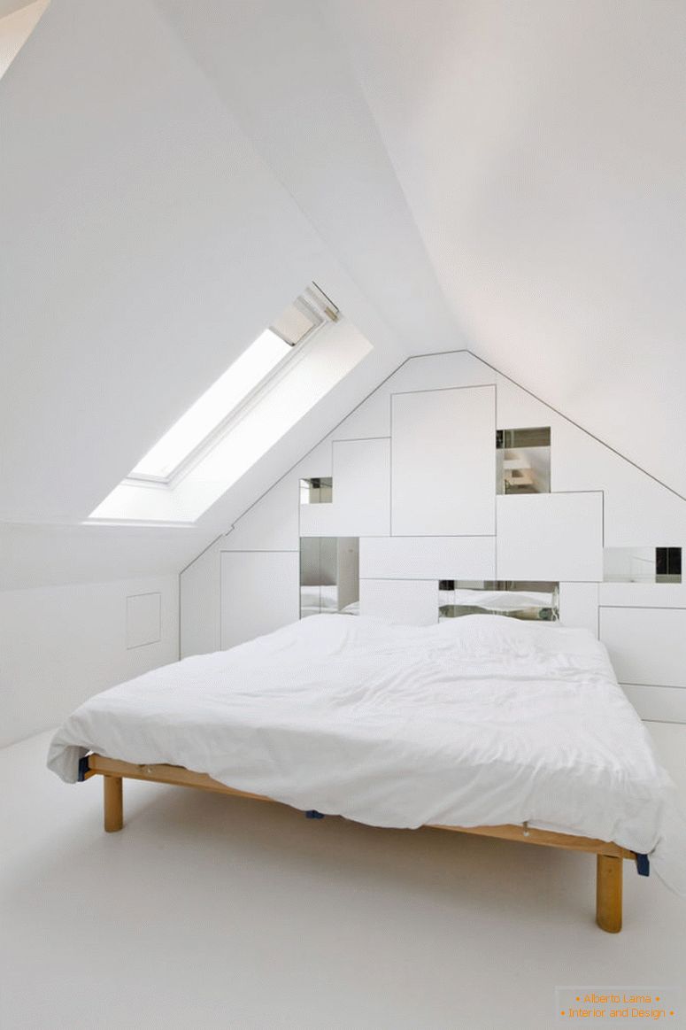 hrast-bela spavaća soba