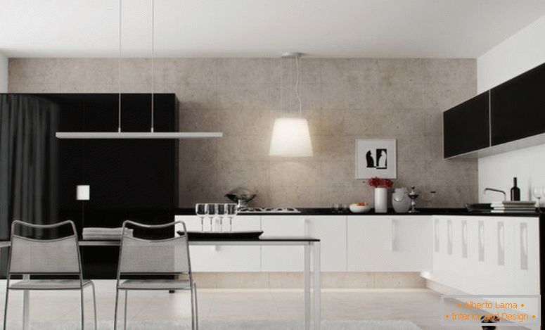 crni-kuhinja-kabinet-dizajn-crno-bijela-kuhinja-kabinet-dizajn