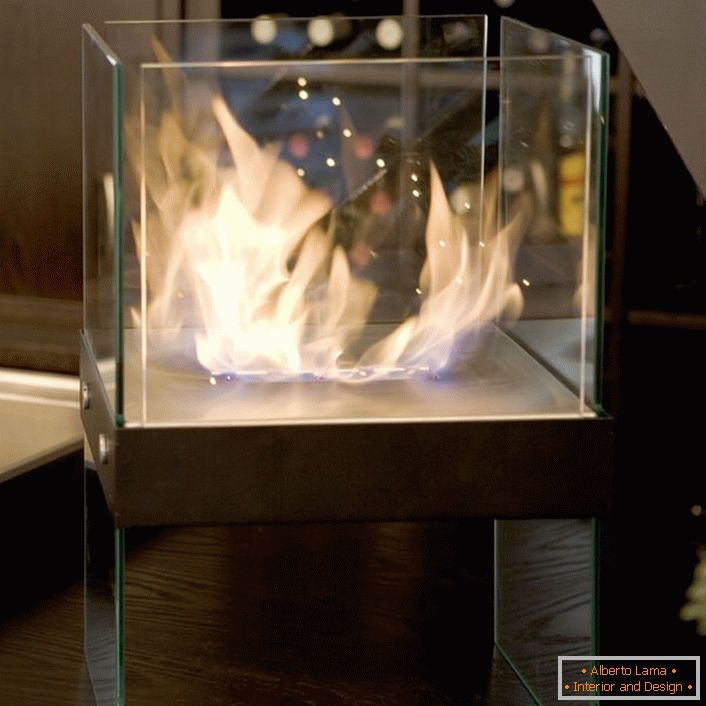 Popularni kamini akvarijumi refrakciju svetlosti od vatre poboljšavaju igru ​​najvažnijih. 