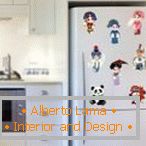 Crtani likovi na frižideru