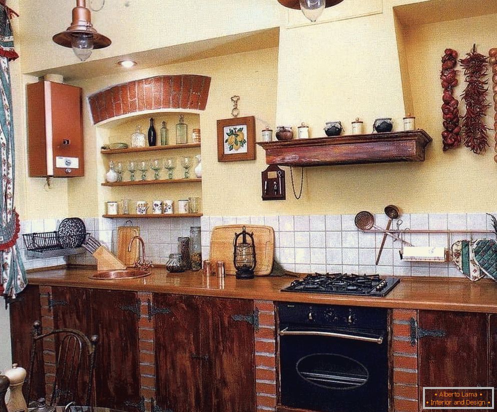 Elementi dekora u ruskoj kuhinji