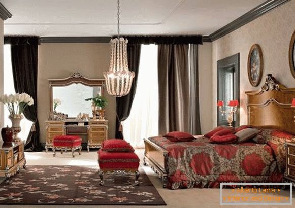 Luksuzni dizajn spavaće sobe u privatnoj kući