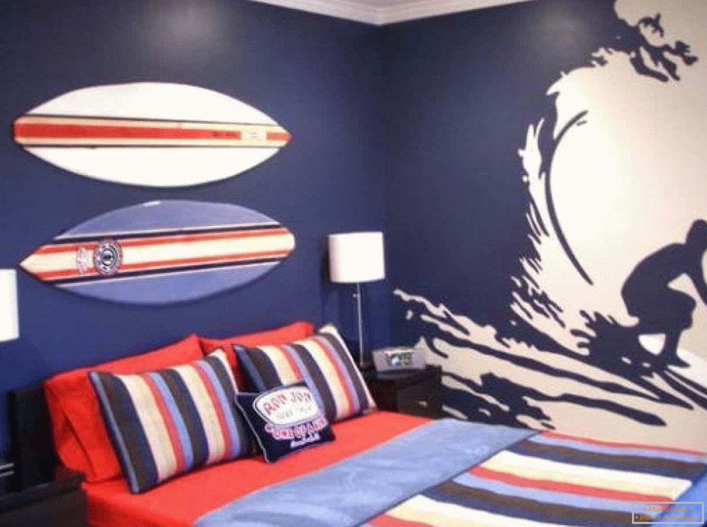 Soba u morskom sportskom stilu