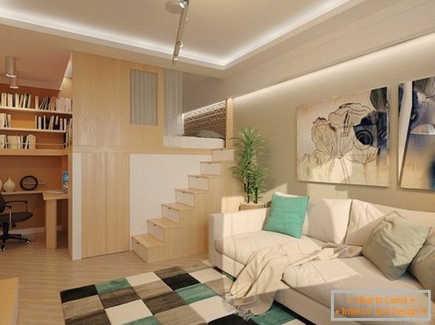 dizajniran mali studio apartman