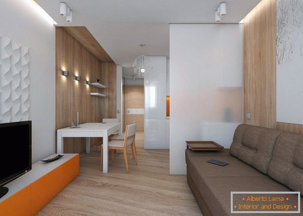 dizajniran mali studio apartman 25 кв м 