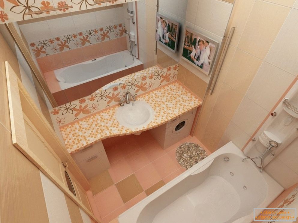 Vizuelno povećanje prostora u malom kupatilu sa ogledalom