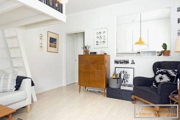 Skandinavski dizajn jednosobnog apartmana od 35 kvadratnih metara