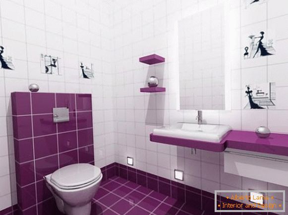 Dizajn pločica u toaletu, slika 12