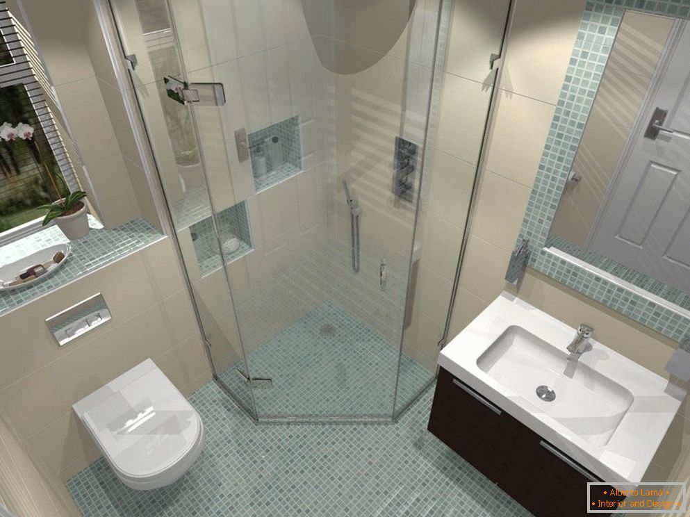 Kompaktno kupatilo u apartmanu