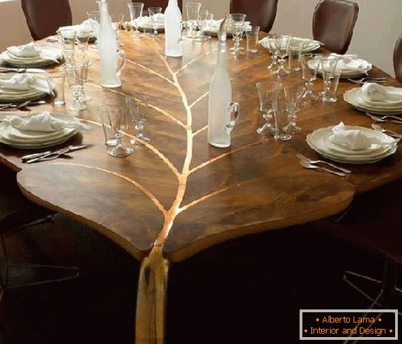 Dizajn stolovi od drveta, fotografija 3