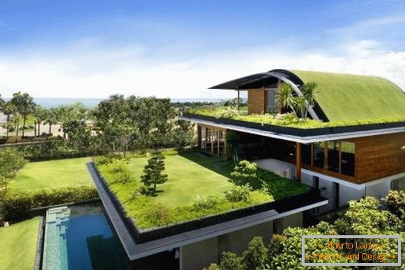 Prekrasne kuće u stilu visokotehnoloških i eko