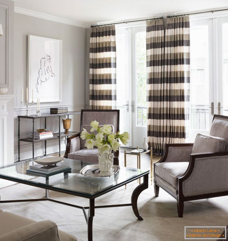 glamorous-curtains-for-french-doors-trend-chicago-traditional-dnevna soba-image-ideas-with-area-rug-artwork-balkon-baseboards-chairs-coffee-table-crown-molding-drapes-fireplace-mantel-floral