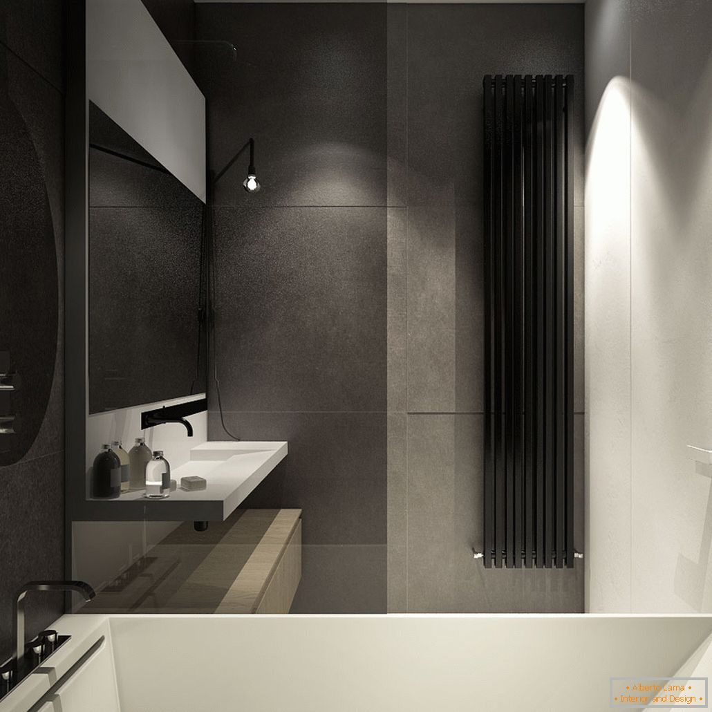 Dizajn kupatila za mali stan u stambenom stilu - фото 3