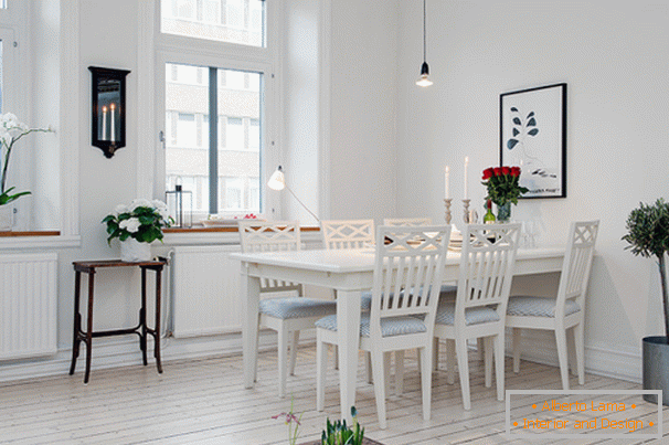 Trpezarijski apartmani u skandinavskom stilu u Geteborgu