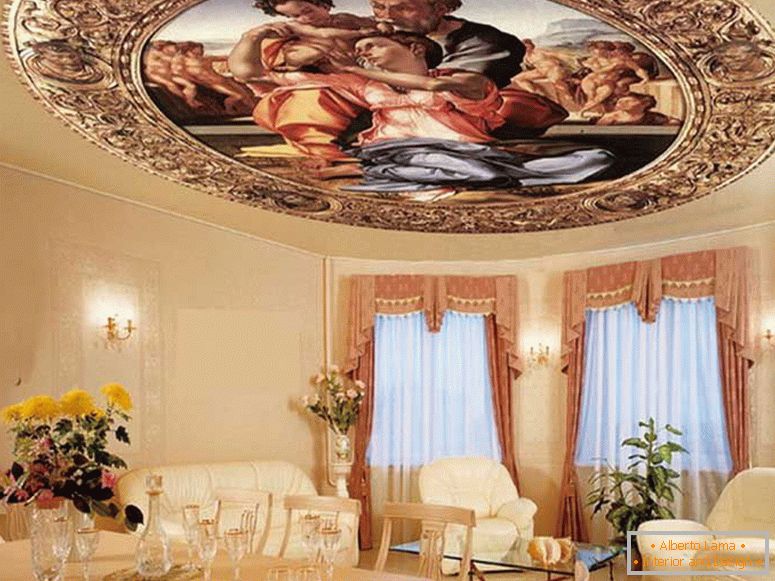 Ekskluzivni stropni stropovi napravljeni po narudžbi uticajnog biznismena u Moskvi.