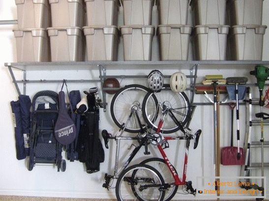 Naručite u garaži - Правильно организованные инструменты для ремонта и Метод хранения велосипедов и других предметов