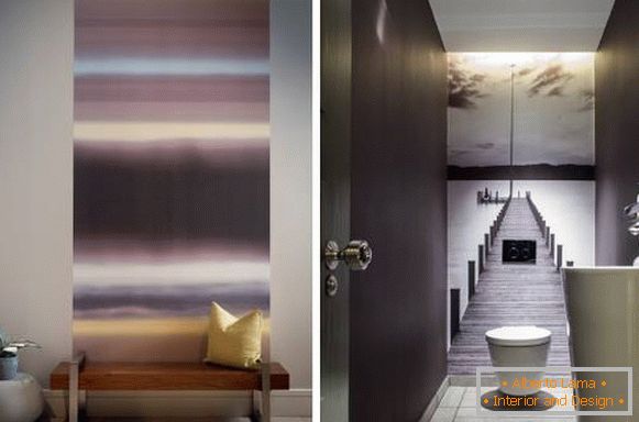 Kako kombinirati dve vrste tapeta - primer sa foto wallpapers-ima