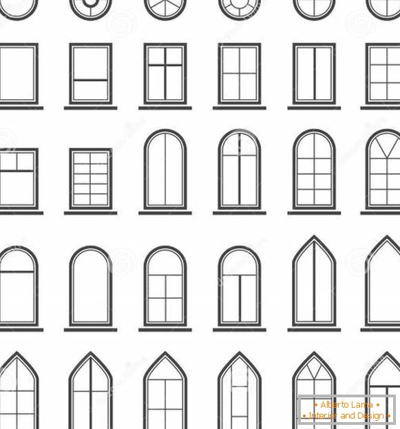 Koji su prozori bolji - odaberite oblik prozora za kuću