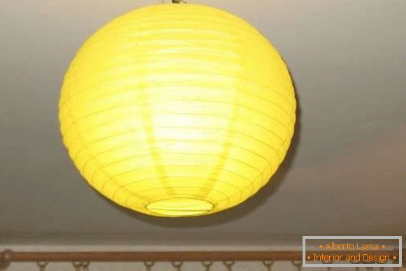 Kineska lanterna ploča - plafonska svetiljka sa vlastitim rukama