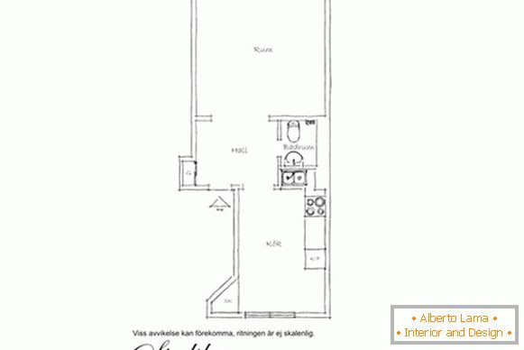 Plan apartmana male dimenzije