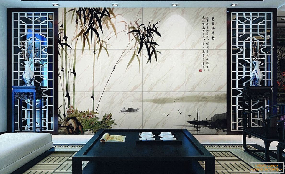 Elegantan zidni dekor s bambusom