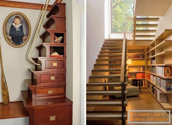 Kabinet pod stepenicama u privatnoj kući - fotografije najboljih ideja