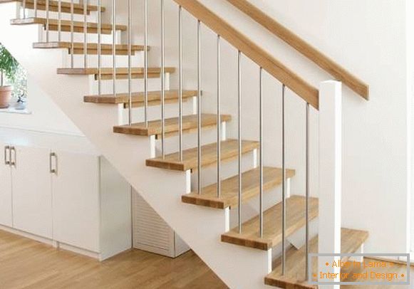 Stepenice u privatnoj kući - izbor najboljih fotografija za savremeni dizajn