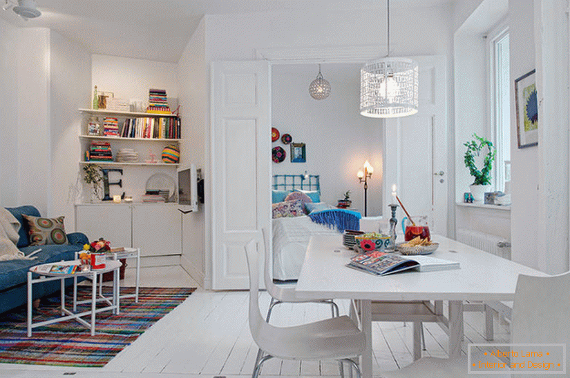 Originalni mali stan površine 34 m2 u Švedskoj