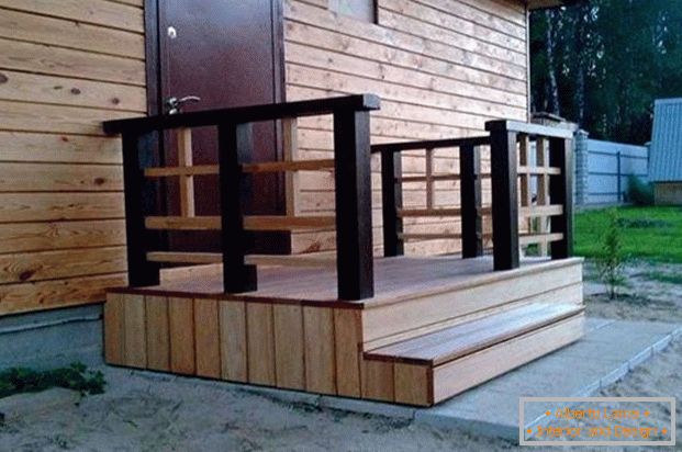 veranda drvene kuće