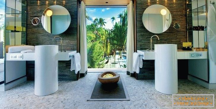 Dizajn kupatila u hotelu Brando