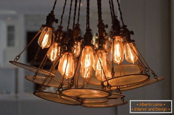 Lamp Edison - fotografija u blizini