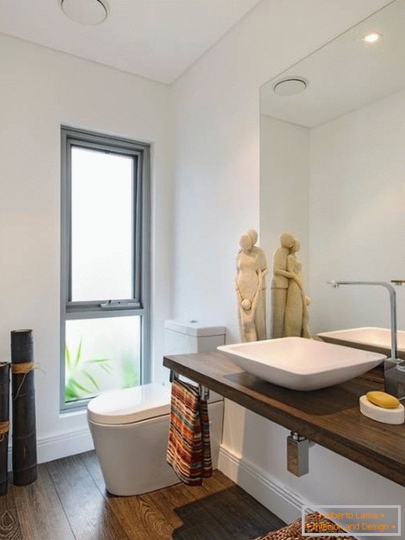 Kupaonica u orijentalnom stilu sa minimalizmom