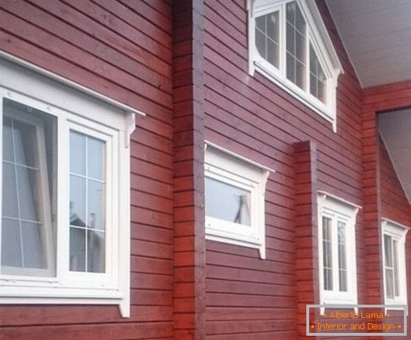 Finske ploče za prozore u drvnoj kući, фото 18