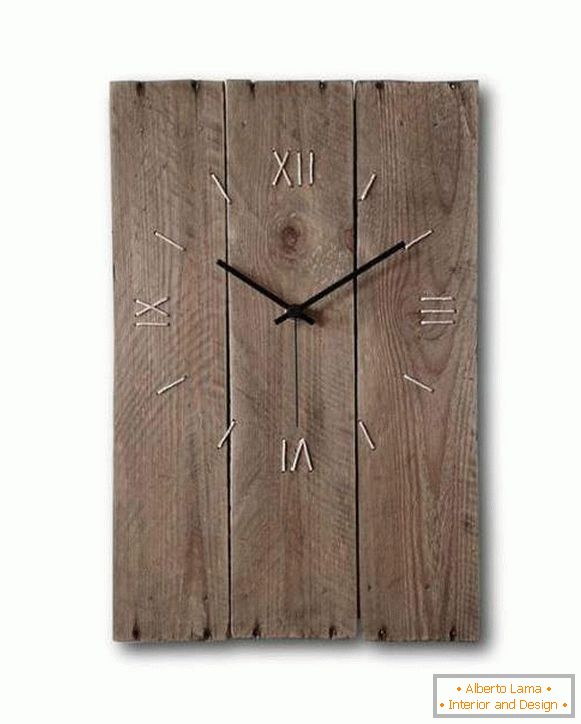 wall clock wooden, foto 4