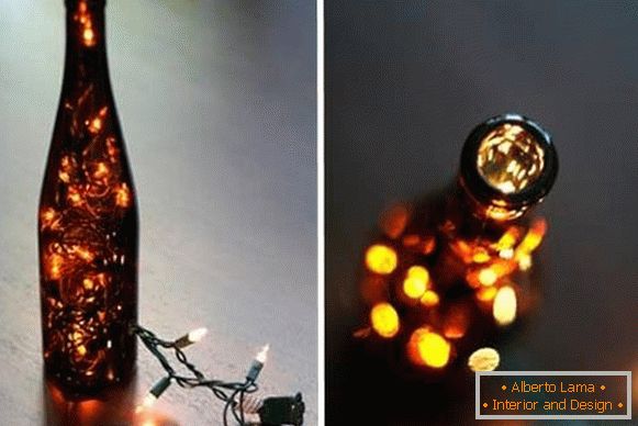 LED je vodio gerendu u dekoru vinske boce