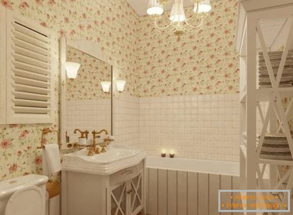 Bright Provence stilu kupatilo
