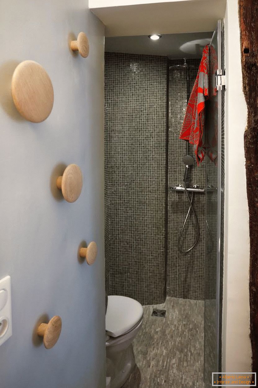 Kupatilo moderan mali studio apartman