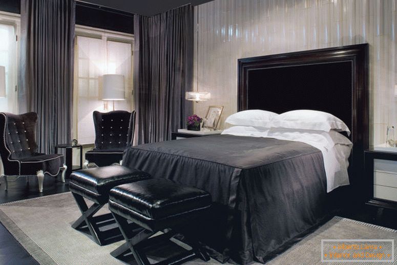 dizajn-enterijer-spavaće sobe-u-crnom-boja1