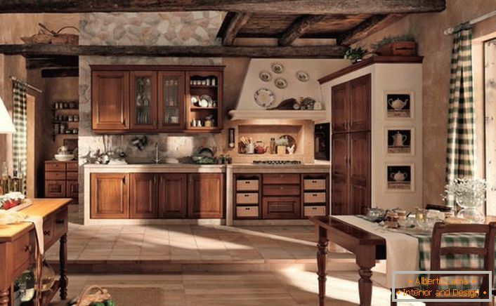 Kuhinja u stilu šetališta privlači jednostavnost. Toplost kuće, ovako možete opisati unutrašnjost kuhinje.
