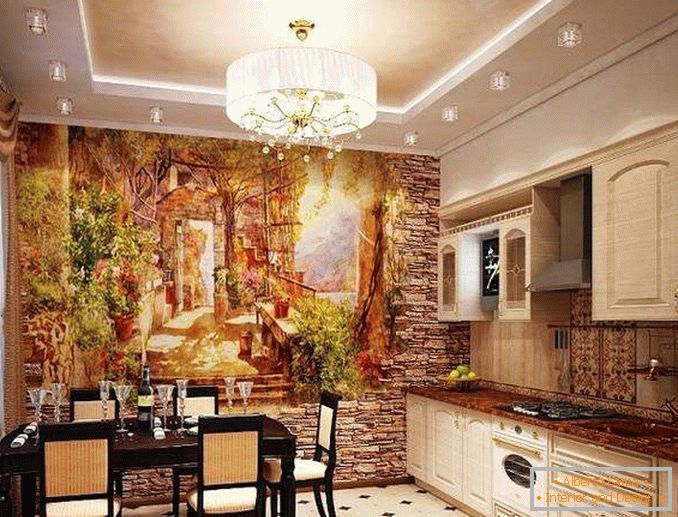 moderna dekoracija zidova u kuhinji photo, photo 21