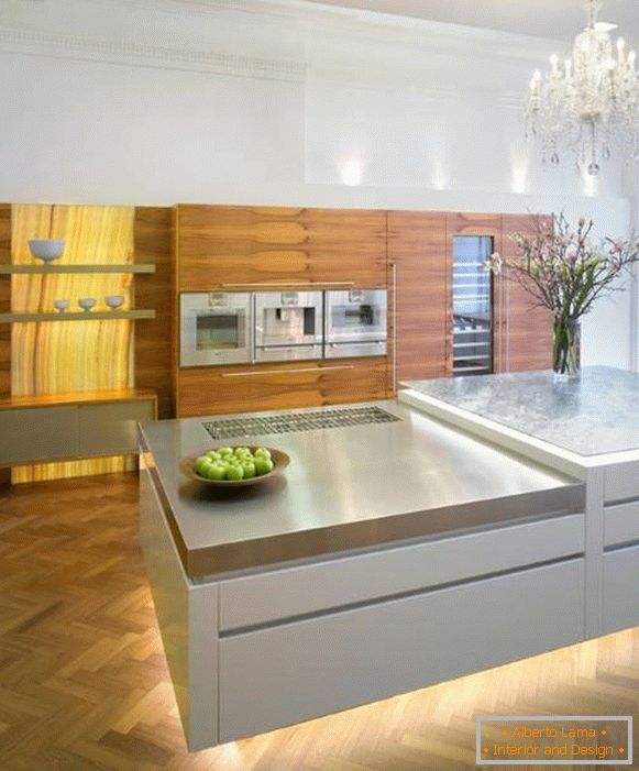 Luksuzni luster za kuhinju i LED osvetljenje za ormare