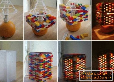 Stolna lampa iz Lego