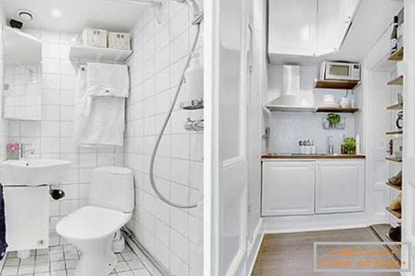 Kupatilo i kuhinja u bijeloj boji