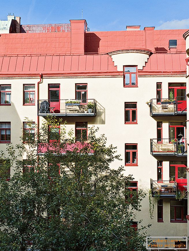 Fasada kuće u kojoj se nalaze apartmani