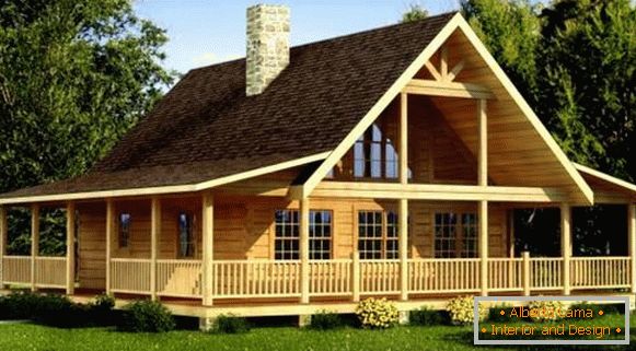 Koja drvena kuća je bolja: strana ili drvena građa?