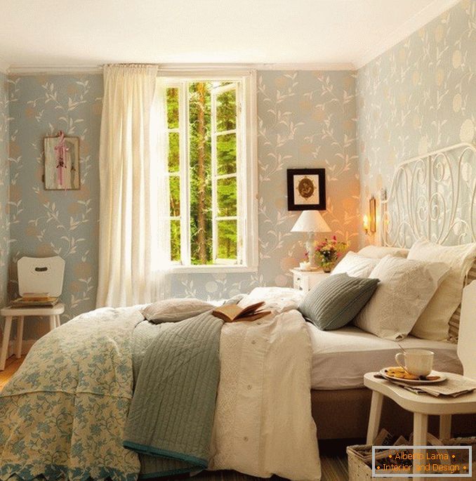 Spavaća soba u rustičnom stilu
