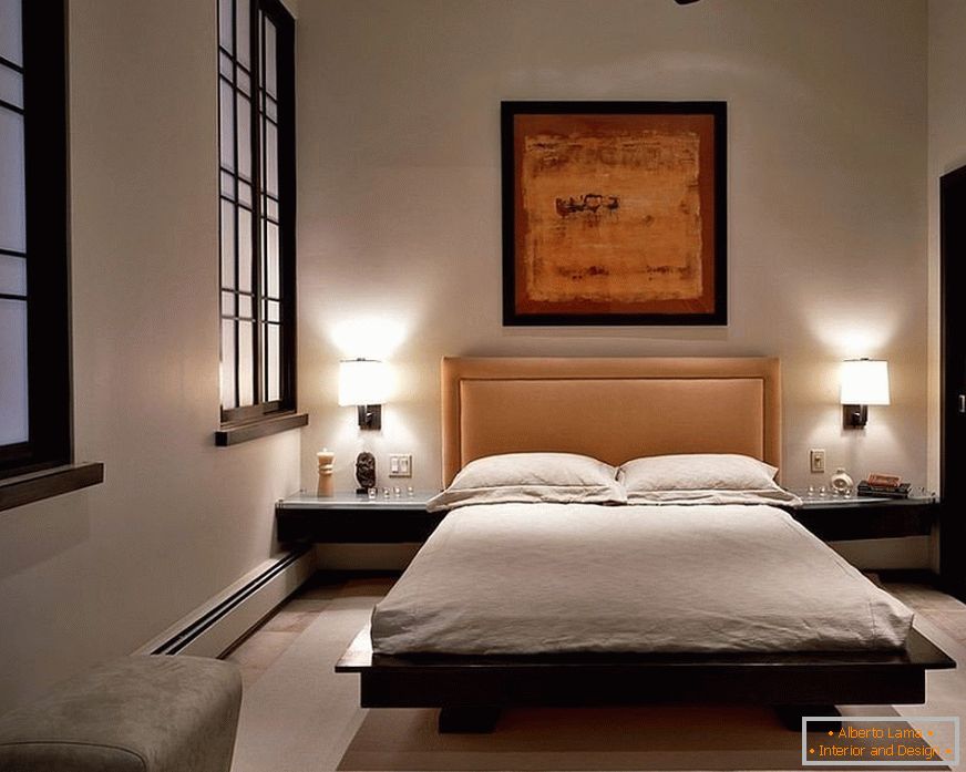 Spavaća soba u minimalističkom stilu